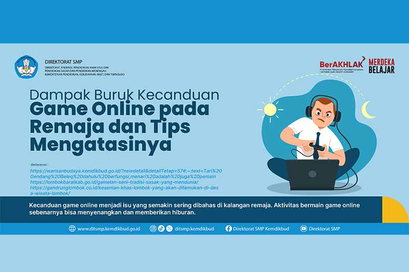 Kunci Jawaban Dampak Bermain Game Online pada Anak Soal Ujian Sekolah Bahasa Indonesia Kelas 9