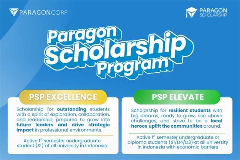 Syarat Beasiswa Paragon Untuk Mahasiswa di Seluruh Indonesia